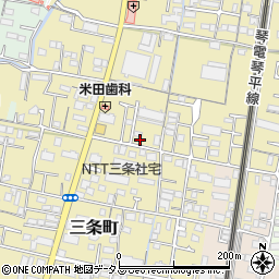香川県高松市三条町232周辺の地図