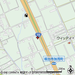 香川県坂出市加茂町甲90-2周辺の地図