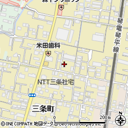 香川県高松市三条町233周辺の地図