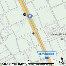 香川県坂出市加茂町甲90周辺の地図