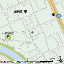 香川県坂出市加茂町甲206周辺の地図