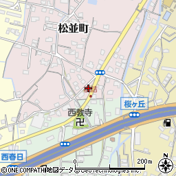 香川県高松市松並町668-1周辺の地図