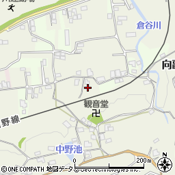 和歌山県橋本市向副158周辺の地図