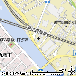 香川県綾歌郡宇多津町2598-2周辺の地図