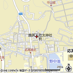 和歌山県橋本市高野口町応其周辺の地図