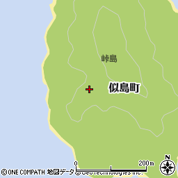 峠島周辺の地図