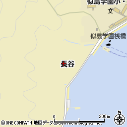 広島県広島市南区似島町長谷周辺の地図