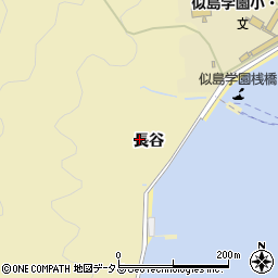 広島県広島市南区似島町（長谷）周辺の地図