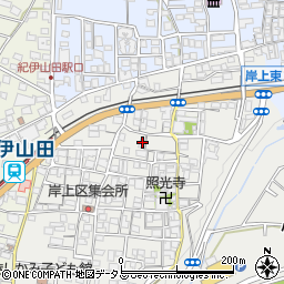 和歌山県橋本市岸上334周辺の地図