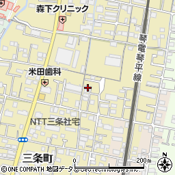 香川県高松市三条町224周辺の地図