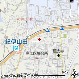 和歌山県橋本市岸上344-3周辺の地図