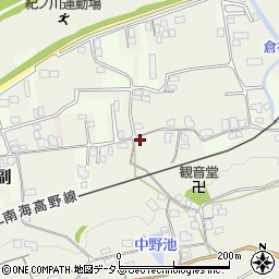 和歌山県橋本市向副151周辺の地図