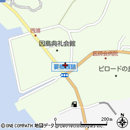 広島県尾道市因島中庄町2034-1周辺の地図