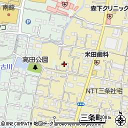 香川県高松市三条町48-2周辺の地図