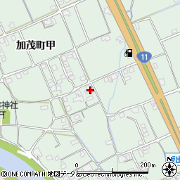 香川県坂出市加茂町甲204-1周辺の地図