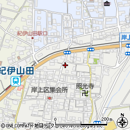 和歌山県橋本市岸上341周辺の地図