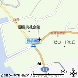 広島県尾道市因島中庄町2031周辺の地図