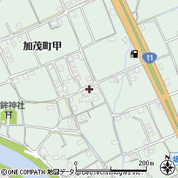 香川県坂出市加茂町甲204周辺の地図