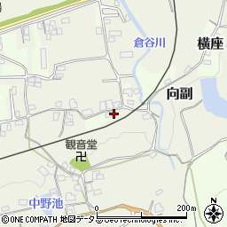 和歌山県橋本市向副254周辺の地図