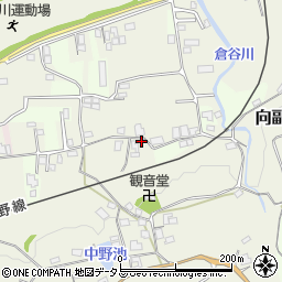 和歌山県橋本市向副159周辺の地図