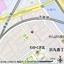 香川県綾歌郡宇多津町浜九番丁153周辺の地図