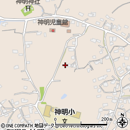 三重県志摩市阿児町神明周辺の地図