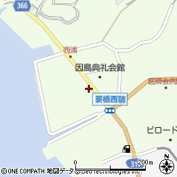 広島県尾道市因島中庄町2025周辺の地図