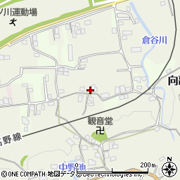 和歌山県橋本市向副161周辺の地図