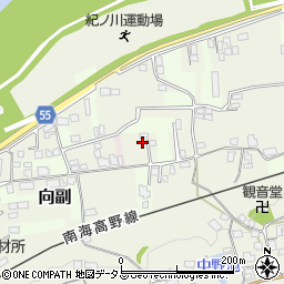 和歌山県橋本市向副89-4周辺の地図