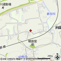 和歌山県橋本市向副160周辺の地図