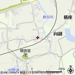 和歌山県橋本市向副187周辺の地図
