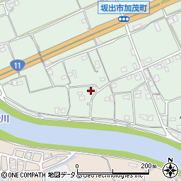 香川県坂出市加茂町甲311周辺の地図