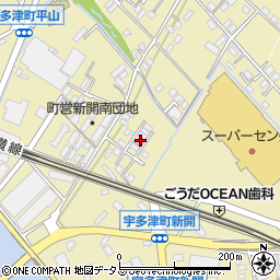 香川県綾歌郡宇多津町新開2556周辺の地図