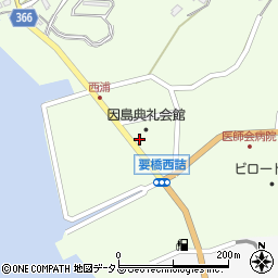 広島県尾道市因島中庄町2039-1周辺の地図