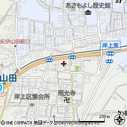 和歌山県橋本市岸上414周辺の地図