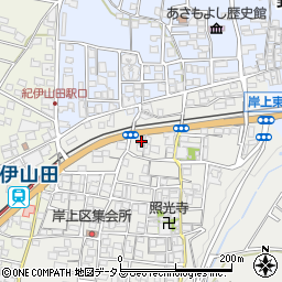 和歌山県橋本市岸上393周辺の地図