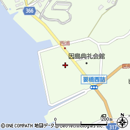 広島県尾道市因島中庄町2077周辺の地図