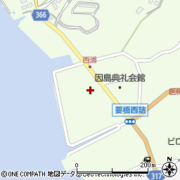 広島県尾道市因島中庄町2077周辺の地図