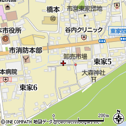 橋本共栄青果市場周辺の地図