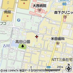 香川県高松市三条町50-3周辺の地図