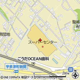 百十四銀行スーパーセンター宇多津 ＡＴＭ周辺の地図