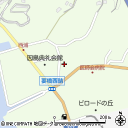 広島県尾道市因島中庄町2426周辺の地図