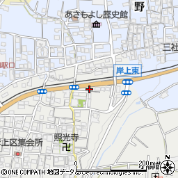 和歌山県橋本市岸上463周辺の地図