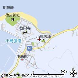 大阪府泉南郡岬町多奈川小島周辺の地図