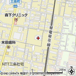 香川県高松市三条町256周辺の地図