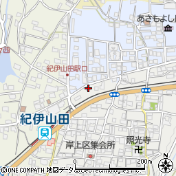 和歌山県橋本市岸上380-1周辺の地図