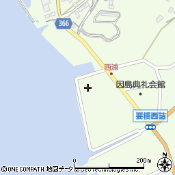広島県尾道市因島中庄町2089-8周辺の地図