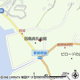広島県尾道市因島中庄町2033周辺の地図