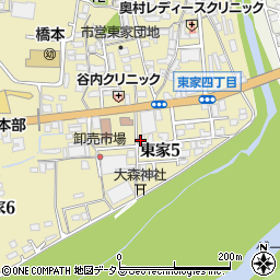 ＮＨＫ橋本周辺の地図