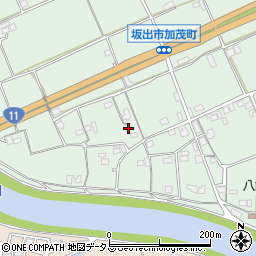 香川県坂出市加茂町甲274周辺の地図